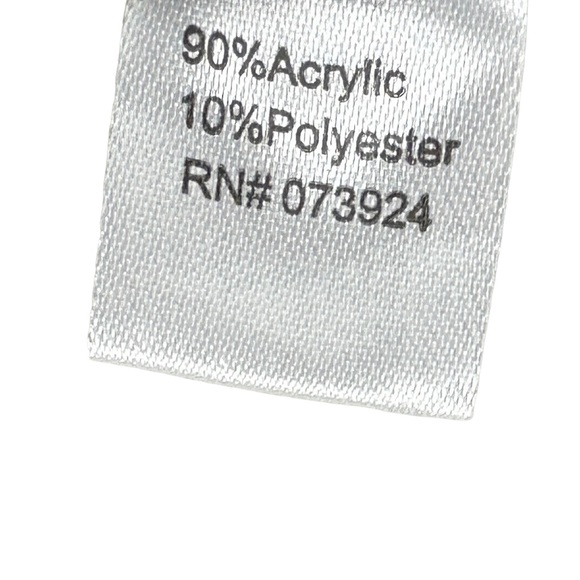 New MING WANG Jacket Open Front, Single Clasp, Knit Black Blue - Picture 11 of 11